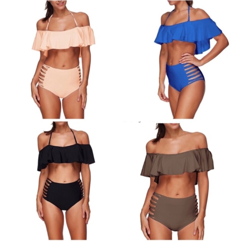 Best Seller! Sexy Strappy Bikini in Coffee - Picture 5 of 5